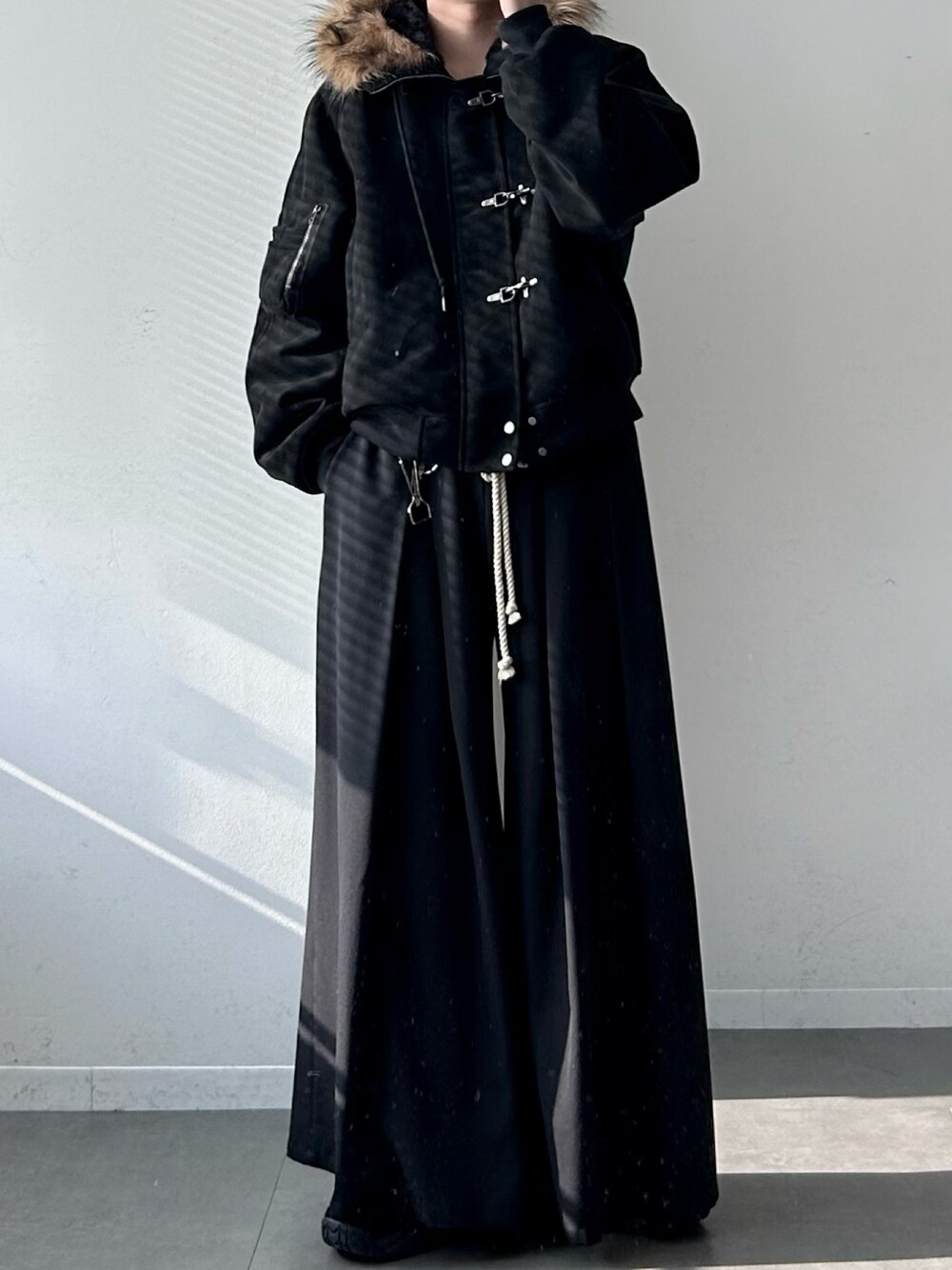 CLEL】Fireman Tech Fade N-2B Flight Jacket / ファイヤーマン テック