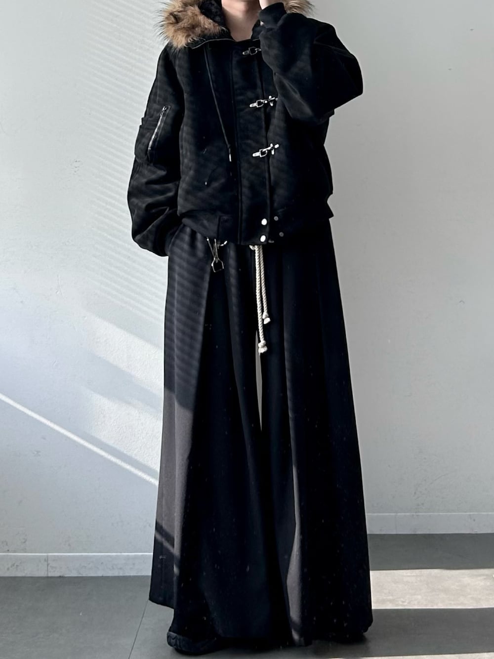 CLEL】Fireman Tech Fade N-2B Flight Jacket / ファイヤーマン テック