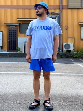 「OLDMAN（オールドマン）のアイテム」を使った、Cokky さん（メンズ・178cm）の夏コーディネート