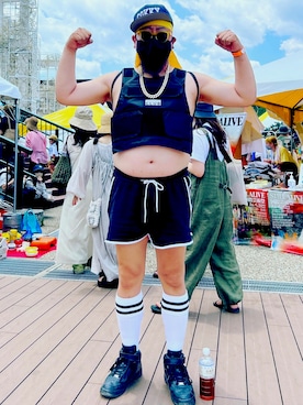 「コッキーと繋がりたい」｜Cokky さん（メンズ・178cm）の夏コーディネート