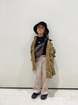 「BEAMS」｜「アイテム（ボディバッグ/ウエストポーチ）」を使った、  haruさん（キッズ・110cm）の秋コーディネート