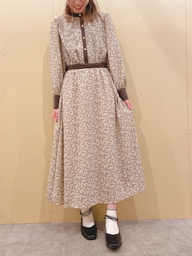 「ELENCARE DUE（エレンカーレデュエ）のアイテム（ワンピース/ドレス）」を使った、yuka☻さん（レディース・159cm）の夏コーディネート