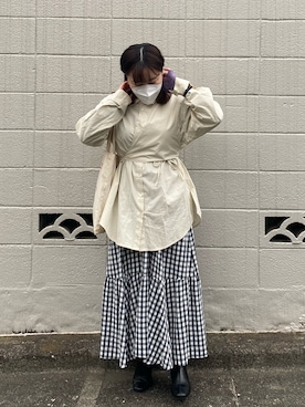「春カラー」｜「アイテム（腕時計）」を使った、ICHIKOさん（レディース・156cm）の春コーディネート