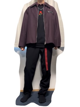 「DOOPZ（ドープス）のアイテム（ブルゾン）」を使った、しょうさん（メンズ・170cm）の秋コーディネート