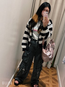 「Figments（フィグメンツ）のアイテム」を使った、凛♡*。さん（レディース・152cm）の春コーディネート