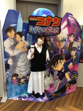 「Honeys（ハニーズ）のアイテム（トートバッグ）」を使った、m8ykdrmさん（レディース・154cm）の春コーディネート