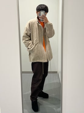 「ジーユー」｜NO_BUさん（メンズ・177cm）の冬コーディネート