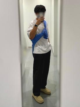 「WYM」｜「アイテム（モカシン/デッキシューズ）」を使った、NO_BUさん（メンズ・177cm）の秋コーディネート