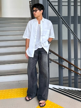 「アイテム（サンダル）」を使った、NO_BUさん（メンズ・177cm・20代）の夏コーディネート