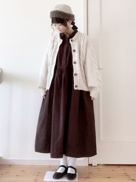 「SVEC（シュベック）のアイテム（その他シューズ）」を使った、sakuさん（レディース・154cm）の秋コーディネート