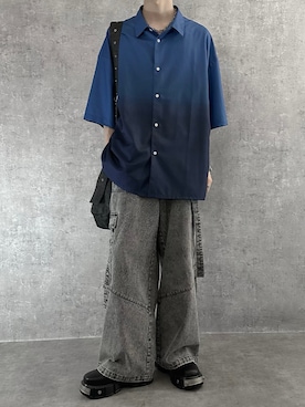 「SERACE（セラス）のアイテム」を使った、cobaさん（メンズ・173cm）の春コーディネート