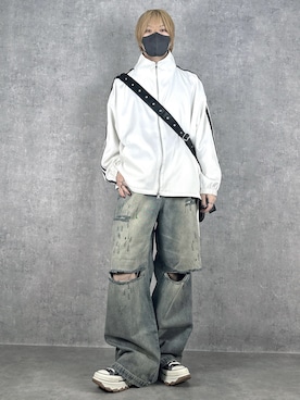 「SERACE（セラス）のアイテム」を使った、cobaさん（メンズ・173cm）の冬コーディネート