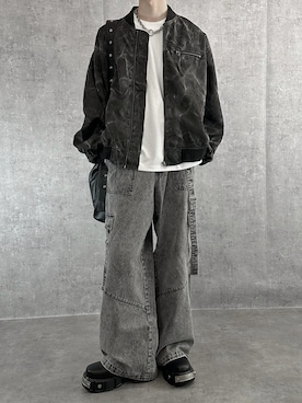 「アイテム（リング）」を使った、cobaさん（メンズ・173cm）の春コーディネート