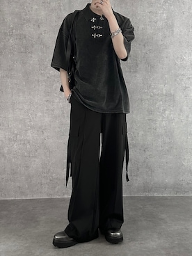 「アイテム（リング）」を使った、cobaさん（メンズ・173cm）の春コーディネート