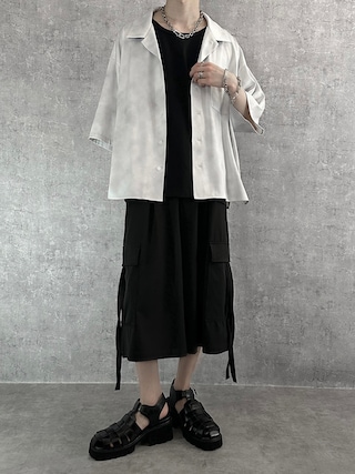 「SERACE(セラス)の【SERACE】Loose side slit layered tank top / ルーズサイドスリットレイヤードタンクトップ(タンクトップ)」を使った、cobaさん(メンズ・173cm)の春コーディネート