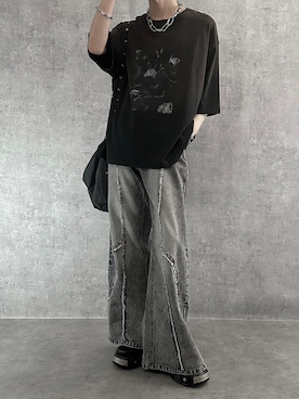 「SERACE（セラス）のアイテム」を使った、cobaさん（メンズ・173cm）の春コーディネート