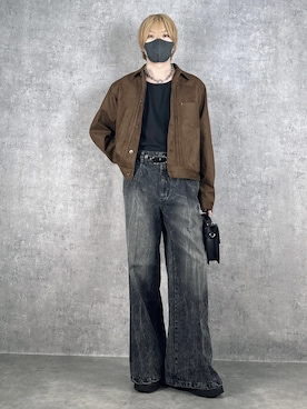 「SERACE（セラス）のアイテム」を使った、cobaさん（メンズ・173cm）の冬コーディネート