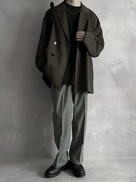 「CLEA（クレア）のアイテム」を使った、cobaさん（メンズ・173cm）の秋コーディネート