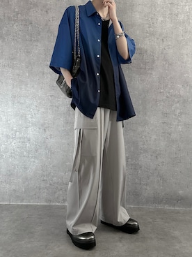 「SERACE（セラス）のアイテム（バッグ）」を使った、cobaさん（メンズ・173cm）の春コーディネート