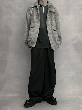 「アイテム（ブルゾン）」を使った、cobaさん（メンズ・173cm）の秋コーディネート