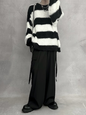 「アイテム（リング）」を使った、cobaさん（メンズ・173cm）の秋コーディネート