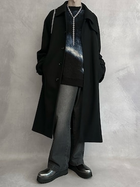 「アイテム（ブレスレット）」を使った、cobaさん（メンズ・173cm）の秋コーディネート