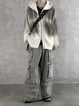 「アイテム（リング）」を使った、cobaさん（メンズ・173cm）の春コーディネート