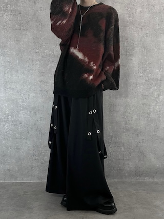 「SERACE(セラス)の【SERACE】Loose silhouette abstract shaggy knit / ルーズシルエットアブストラクトシャギーニット(ニット/セーター)」を使った、cobaさん(メンズ・173cm)の夏コーディネート
