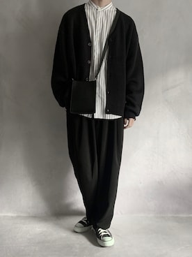 「RUUBON」｜「アイテム（その他）」を使った、cobaさん（メンズ・173cm）の秋コーディネート