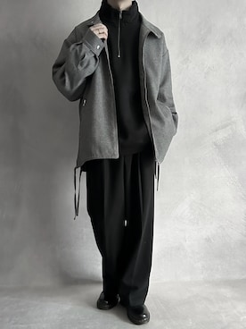「SERACE（セラス）のアイテム（ブルゾン）」を使った、cobaさん（メンズ・173cm）の秋コーディネート
