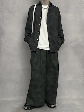 「アイテム（リング）」を使った、cobaさん（メンズ・173cm）の冬コーディネート