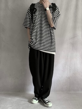 「EMMA  CLOTHES」｜「アイテム（その他）」を使った、cobaさん（メンズ・173cm）の春コーディネート