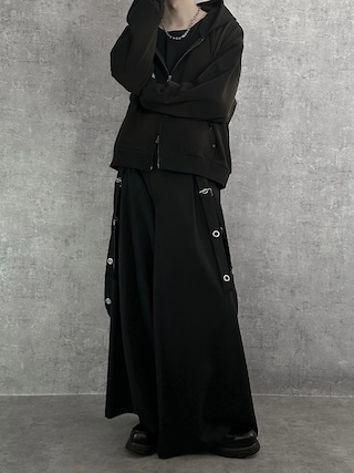 「SERACE(セラス)の【SERACE】HEAVY WEIGHT DRAW CORD SHORT DOUBLE ZIP HOODIE / ヘビーウェイトドローコードショートダブルジップフーディー(パーカー)」を使った、cobaさん(メンズ・173cm)の秋コーディネート