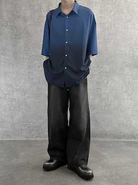 「SERACE（セラス）のアイテム」を使った、cobaさん（メンズ・173cm）の春コーディネート