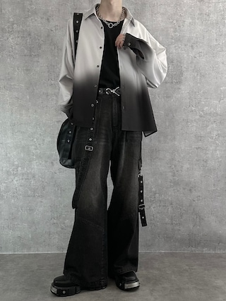 「SERACE(セラス)の【SERACE】Assorted design shirt / アソートデザインシャツ(シャツ/ブラウス)」を使った、cobaさん(メンズ・173cm)の秋コーディネート