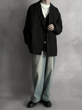 「SERACE（セラス）のアイテム」を使った、cobaさん（メンズ・173cm）の秋コーディネート