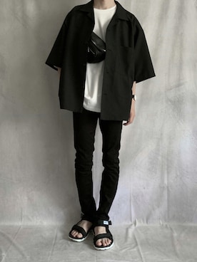 「AiRS（エアーズ）のアイテム」を使った、cobaさん（メンズ・173cm）の夏コーディネート