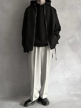 「SERACE（セラス）のアイテム（ブルゾン）」を使った、cobaさん（メンズ・173cm）の冬コーディネート