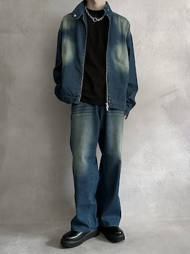 「SERACE（セラス）のアイテム（ジャケット/アウター）」を使った、cobaさん（メンズ・173cm）の冬コーディネート