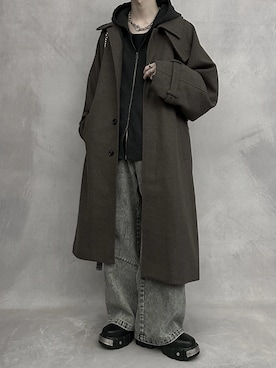 「アイテム（タンクトップ）」を使った、cobaさん（メンズ・173cm）の秋コーディネート