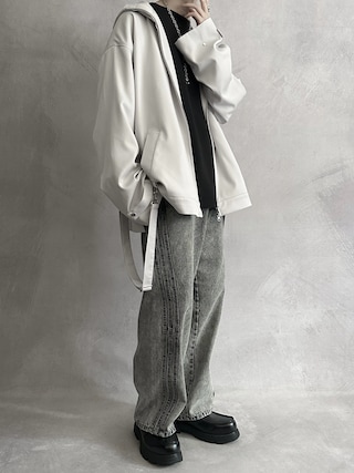 SERACE（セラス）の「【SERACE】Loose drape suspenders mountain 