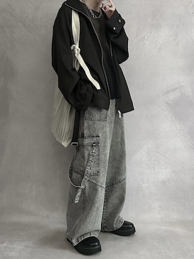 「アイテム（リング）」を使った、cobaさん（メンズ・173cm）の夏コーディネート