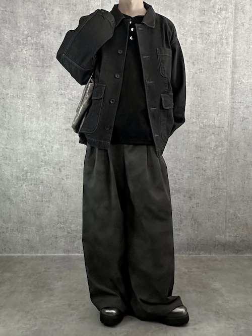 SERACE】Vintage design wide slacks pants / ヴィンテージデザイン