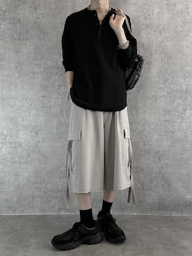「SERACE（セラス）のアイテム」を使った、cobaさん（メンズ・173cm）の春コーディネート