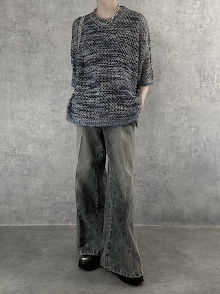 「SERACE（セラス）の【SERACE】Loose side slit layered tank top / ルーズサイドスリットレイヤードタンクトップ（タンクトップ）」を使った、cobaさん（メンズ・173cm）の春コーディネート