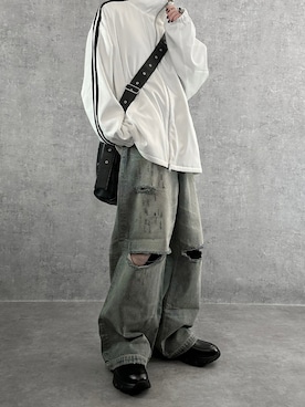 「SERACE（セラス）のアイテム」を使った、cobaさん（メンズ・173cm）の冬コーディネート