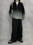 SERACE】Loose shaggy gradation drivers knit / ルーズシャギー 