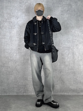 「SERACE（セラス）のアイテム」を使った、cobaさん（メンズ・173cm）の冬コーディネート