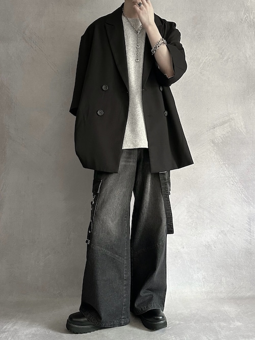ZARA ドレスシューズ シャークソール 39 ブラック レースアップ 厚底 ZARA ドレスシューズ シャークソール 39 ブラック レースアップ