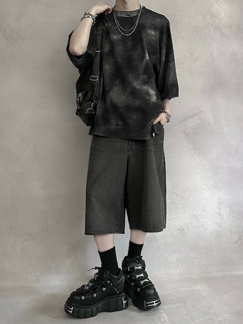 ANKLE BOOT BLACK TOWER WITH LACES M-106-S1